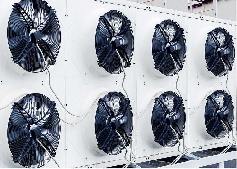 Commercial and industrial grade hvac cooling installation system
