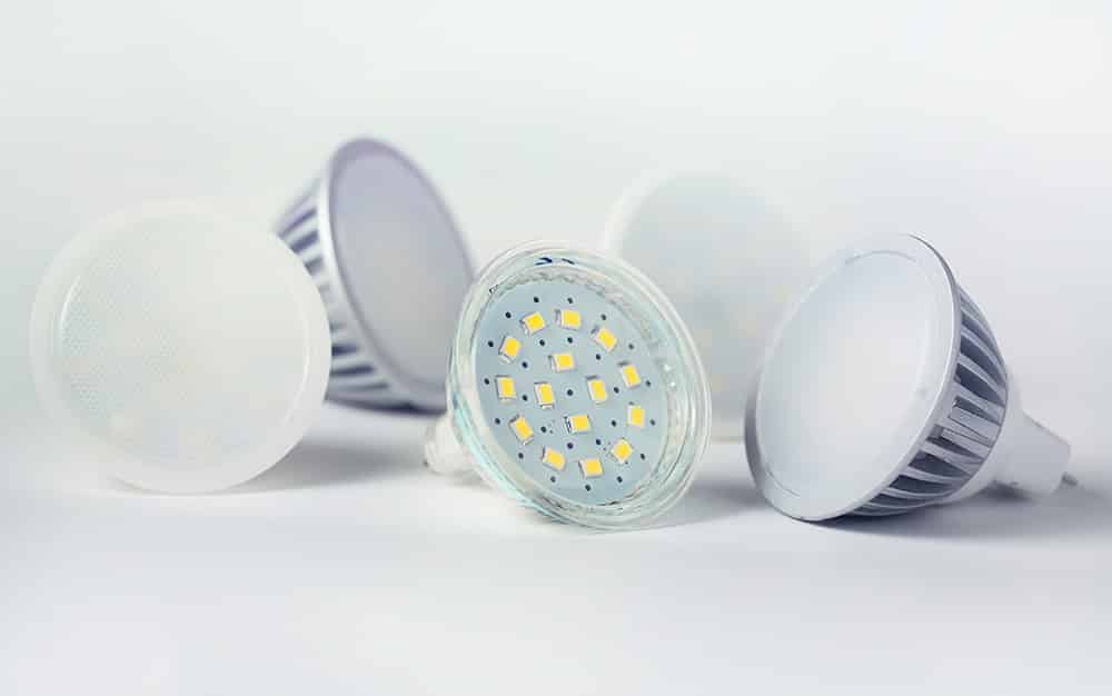 image of LED bulbs