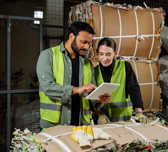 Work with our experts to improve recycling and green practices through our established network of waste providers.