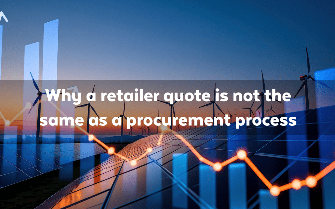 Why a retailer quote is not the same as a procurement process